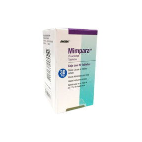 Mimpara 30 Mg Con 30 Tabletas Cinacalcet 8715131005511