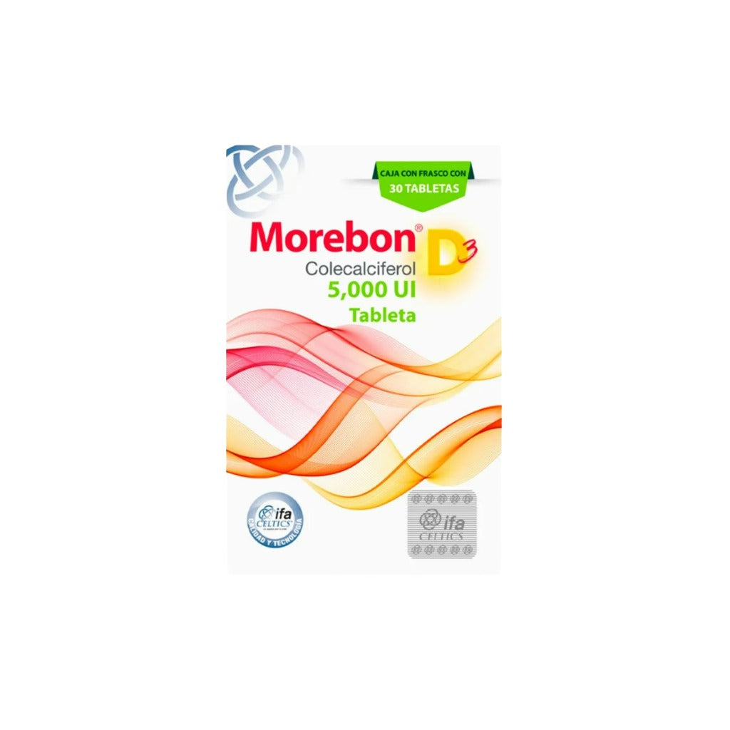 Morebon D3 5000 Ui Con 30 Tabletas 7501249600936