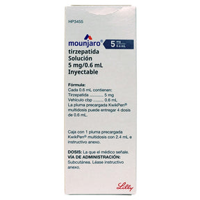 Mounjaro 5Mg0.6Ml Pluma Precargada 4 Dosis 7501082243727
