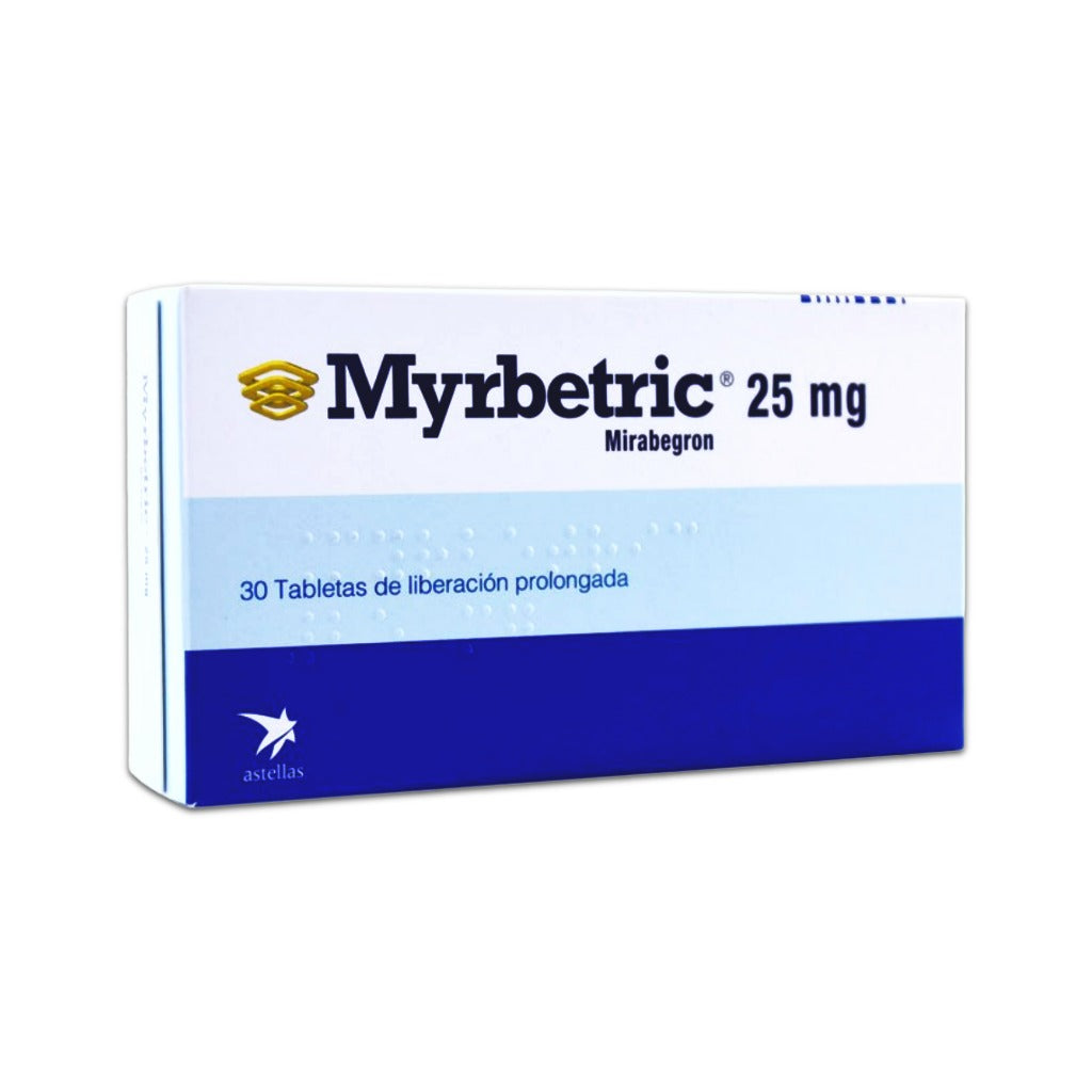 Myrbetric 25 Mg Con 30 Tabletas 7730979097673