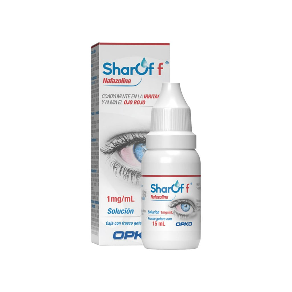 Nafazolina Sharoff Solución 1 Mg / Ml Fco15 Ml Opko Generico 75051549