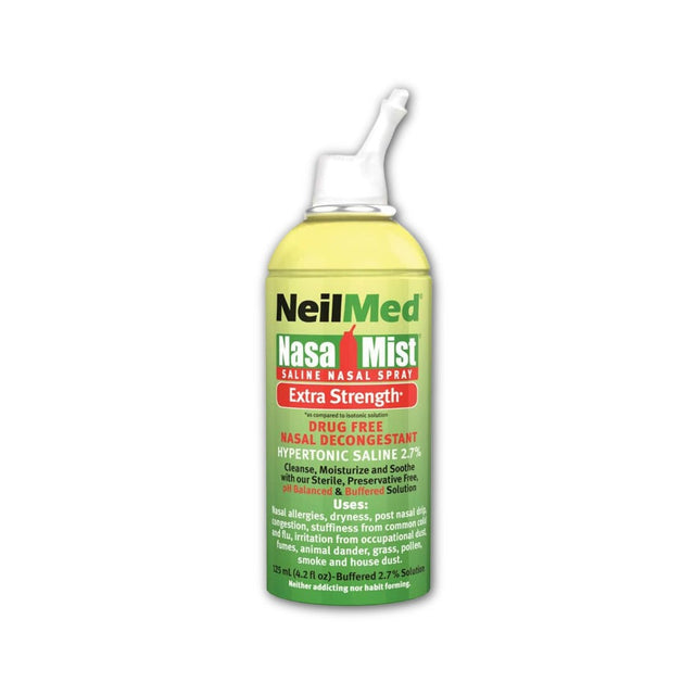 Neilmed Nasa Mist Extra Fuerte Solucion Salina Nasal 125 Ml 705928071254