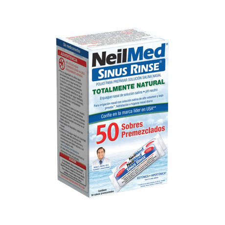 Neilmed Sinus Rinse Enjuague Nasal Polvo 50 Sobres 705928052000