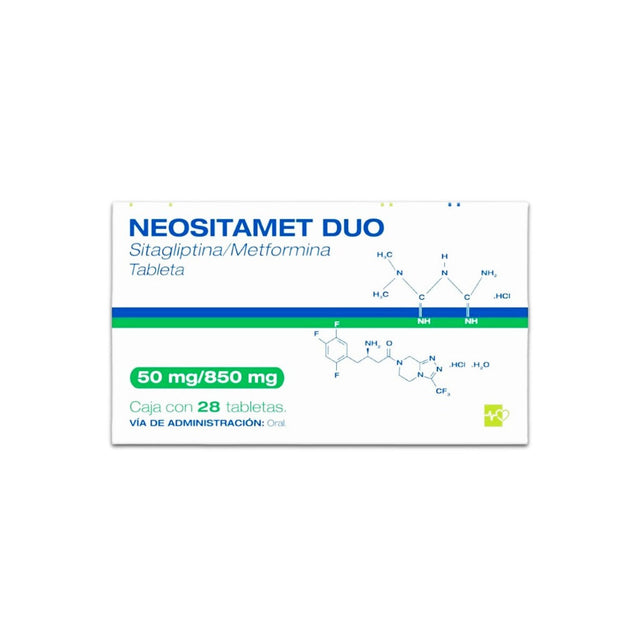 Neositamet Duo 50/850Mg 28 Tabletas 7501384550257