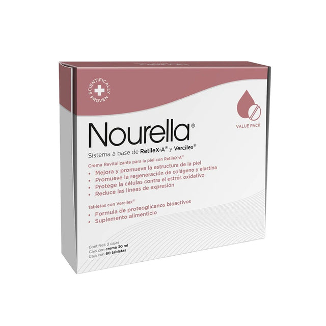 Nourella Kit 60 Tab + Crema 30 Ml Uppharma 7506334400156