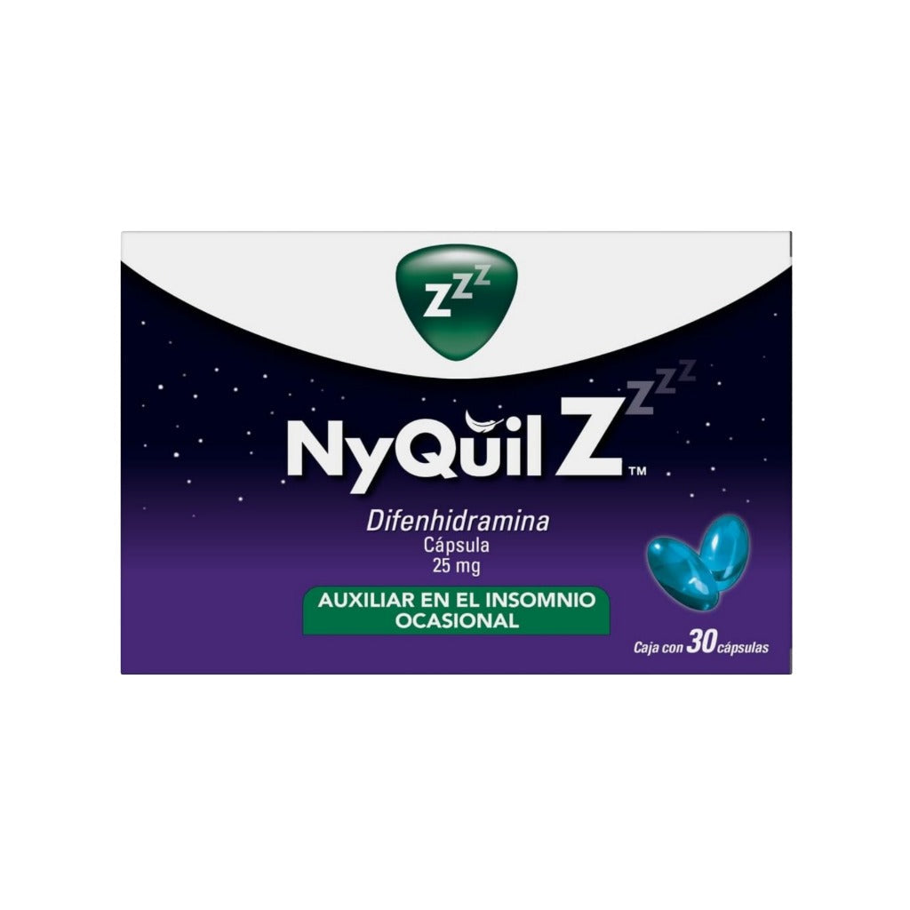 Nyquil Z 25Mg 10 Capsulas 7500435230445