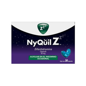 Nyquil Z 25Mg 10 Capsulas 7500435230445