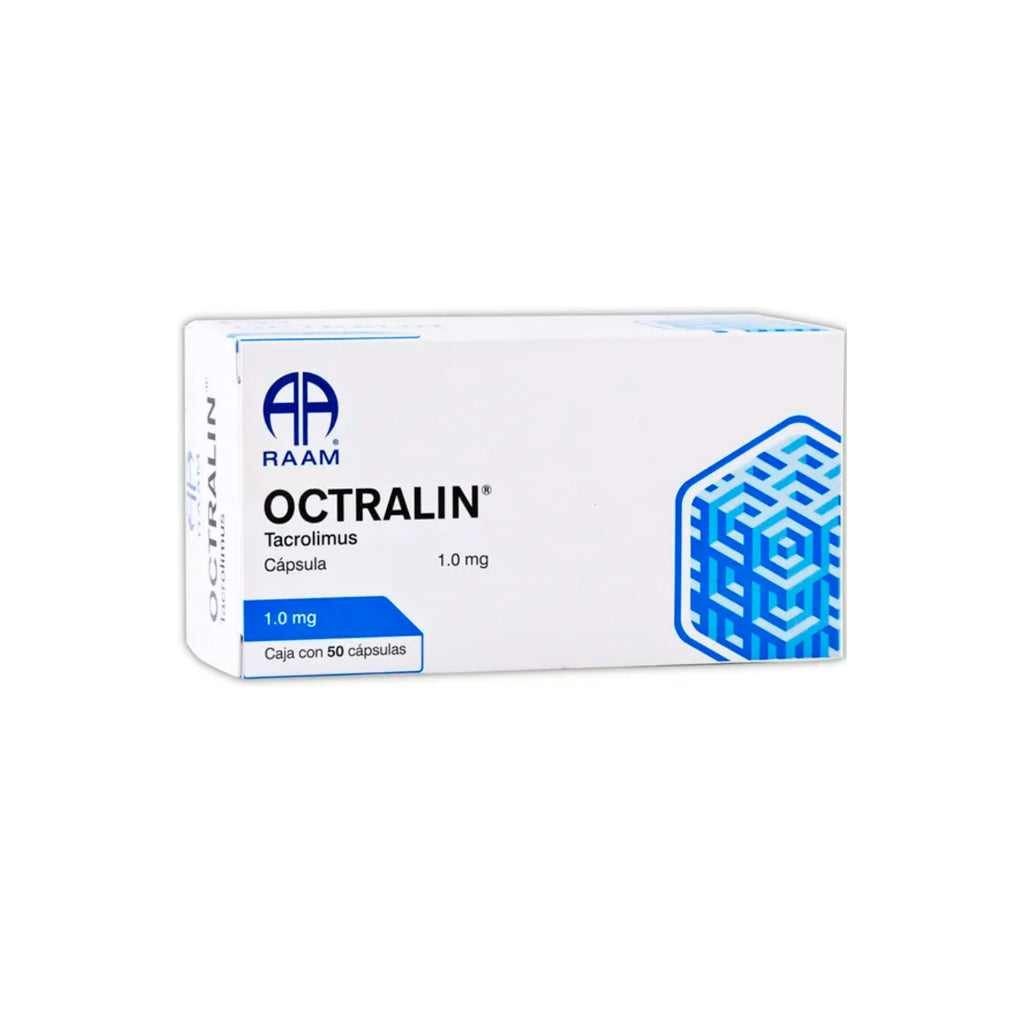 Octralin 1 Mg Con 50 Capsulas Tacrolimus 7502227872772
