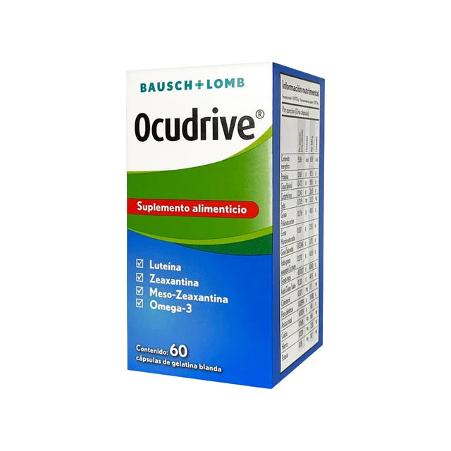 Ocudrive Suplemento Alimenticio 60 Capsulas 7501110500273