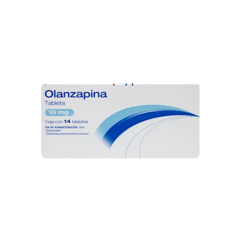 Olanzapina 10 Mg Con 14 Tabletas Dispersable Generico Psicofarma 7501384546502