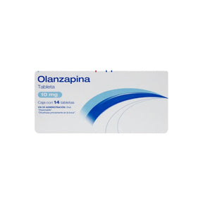 Olanzapina 10 Mg Con 14 Tabletas Dispersable Generico Psicofarma 7501384546502