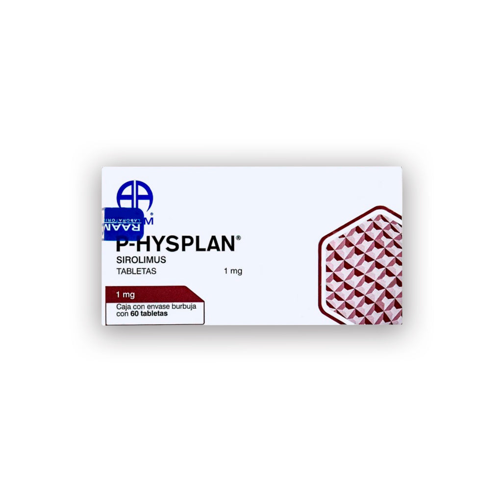 P Hysplan Sirolimus 1 Mg Con 60 Tabletas 7502227871935