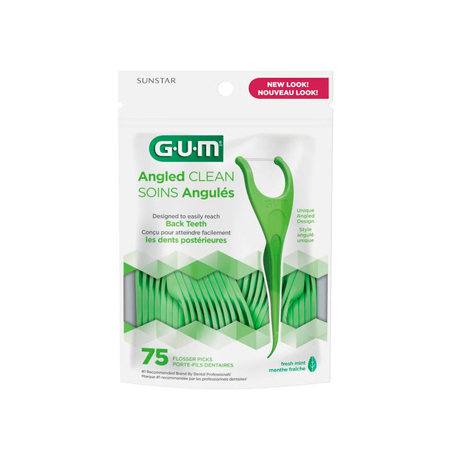 Palillos Gum Con Hilo Dental Menta 75 Piezas 70942304177