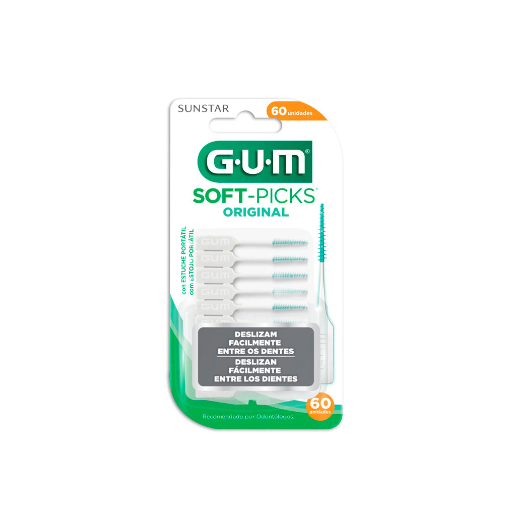 Palillos Soft-Picks 60 Piezas Gum 7502304290277