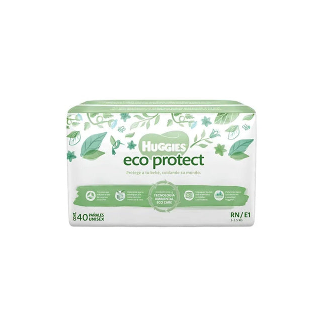 Pañal Hugg Eco Prot Unisex E1 Con 40 7506425621422