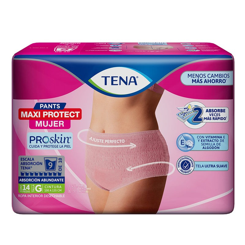 Pants Maxi Protec Mujer Talla Grande  Pz  14 Tena 7501019064760 15