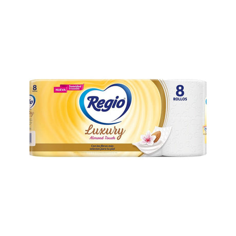 Papel Higienico Regio Luxury C/8 Rollos 7501036622851