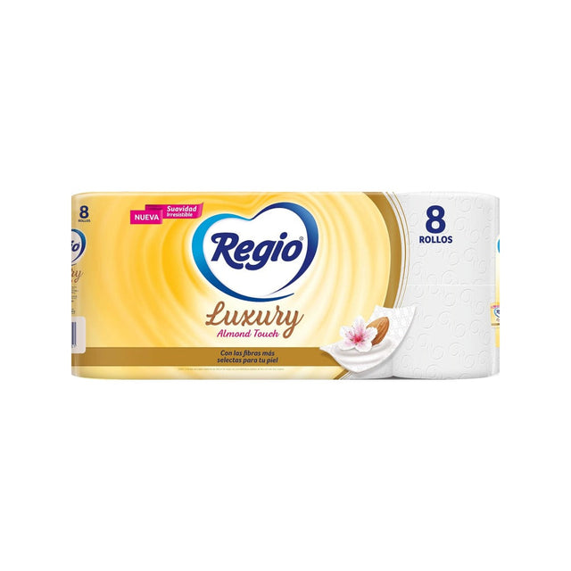 Papel Higienico Regio Luxury C/8 Rollos 7501036622851