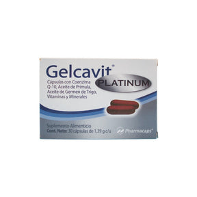 Pharmacapsulas Gelcavit Geriatrico Platinum Generico Con 30 Capsulas 7501130713851