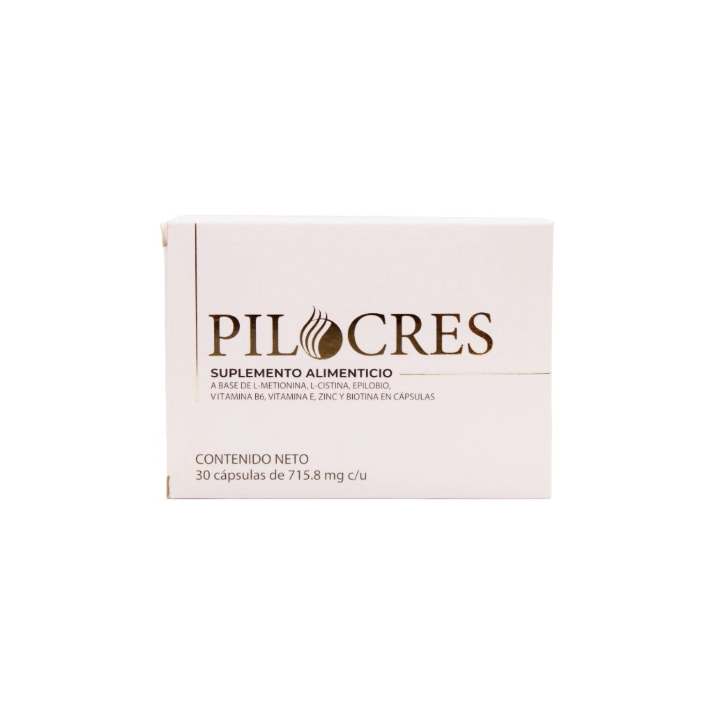 Pilocres Suplemento Alimenticio 30 Capsulas 0658325041316