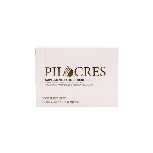 Pilocres Suplemento Alimenticio 30 Capsulas 0658325041316