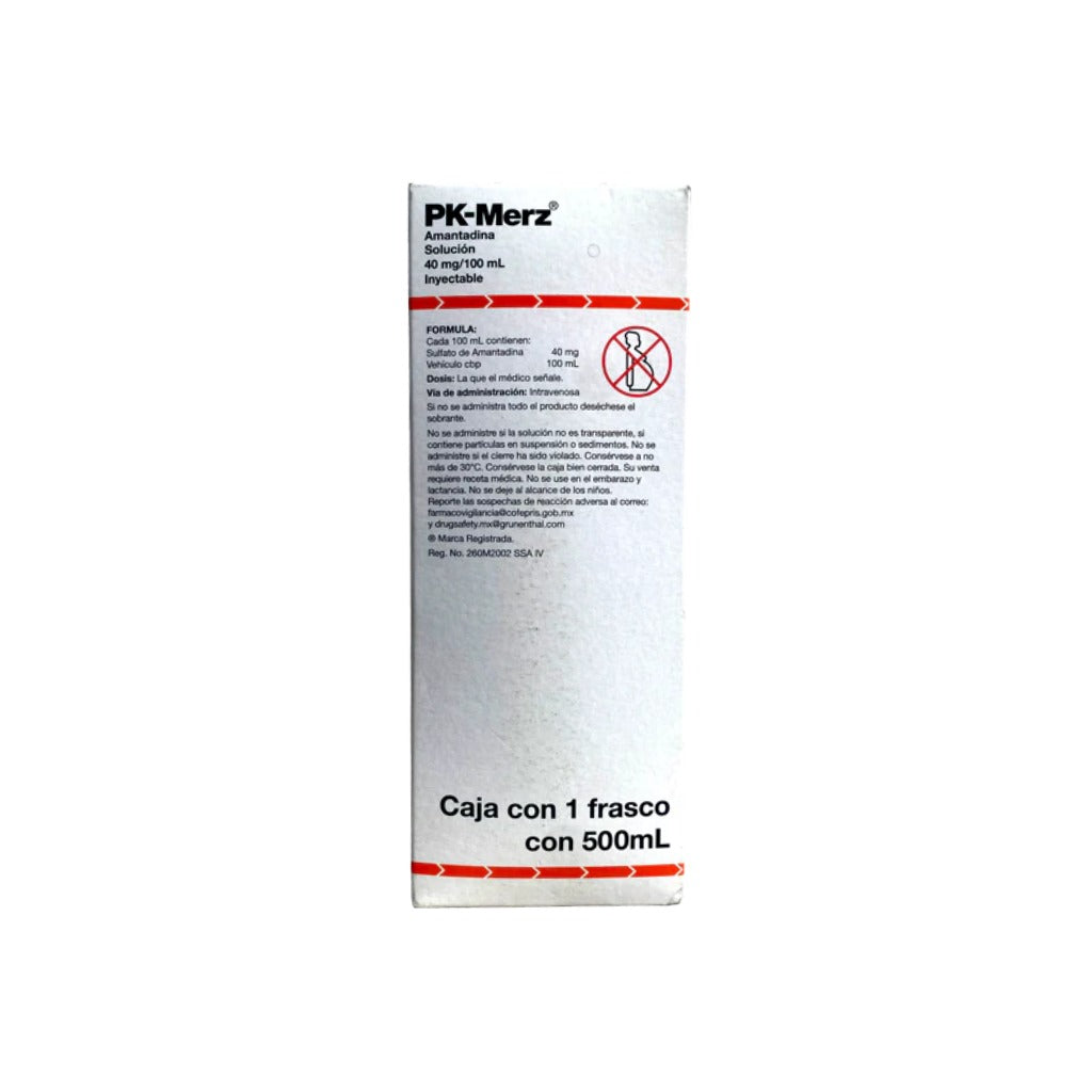 Pk-Merz Inyectable Solución 500 Ml 4046222740177