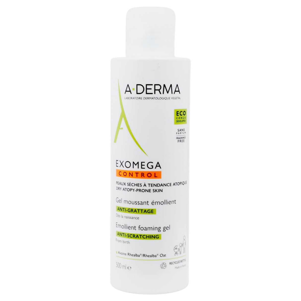 3282779285216-Exomega Gel Dermolimpiador 500 Ml Aderma-1