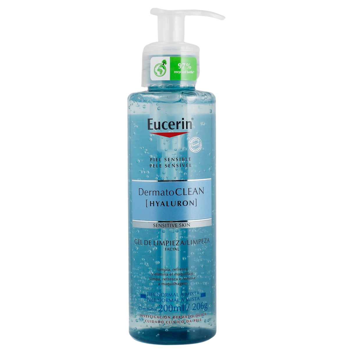 4005808583348-Dermatoclean Gel Limpiador 200 Ml Eucerin-1