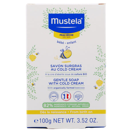 3504105036102-Jabón Mustela Nutri-Prot Paraseca 100 Gr-1