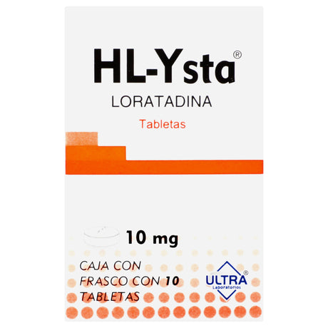 7502216790339-Loratadina Hl-Ysta 10 Mg Con 10 Tabletas-1