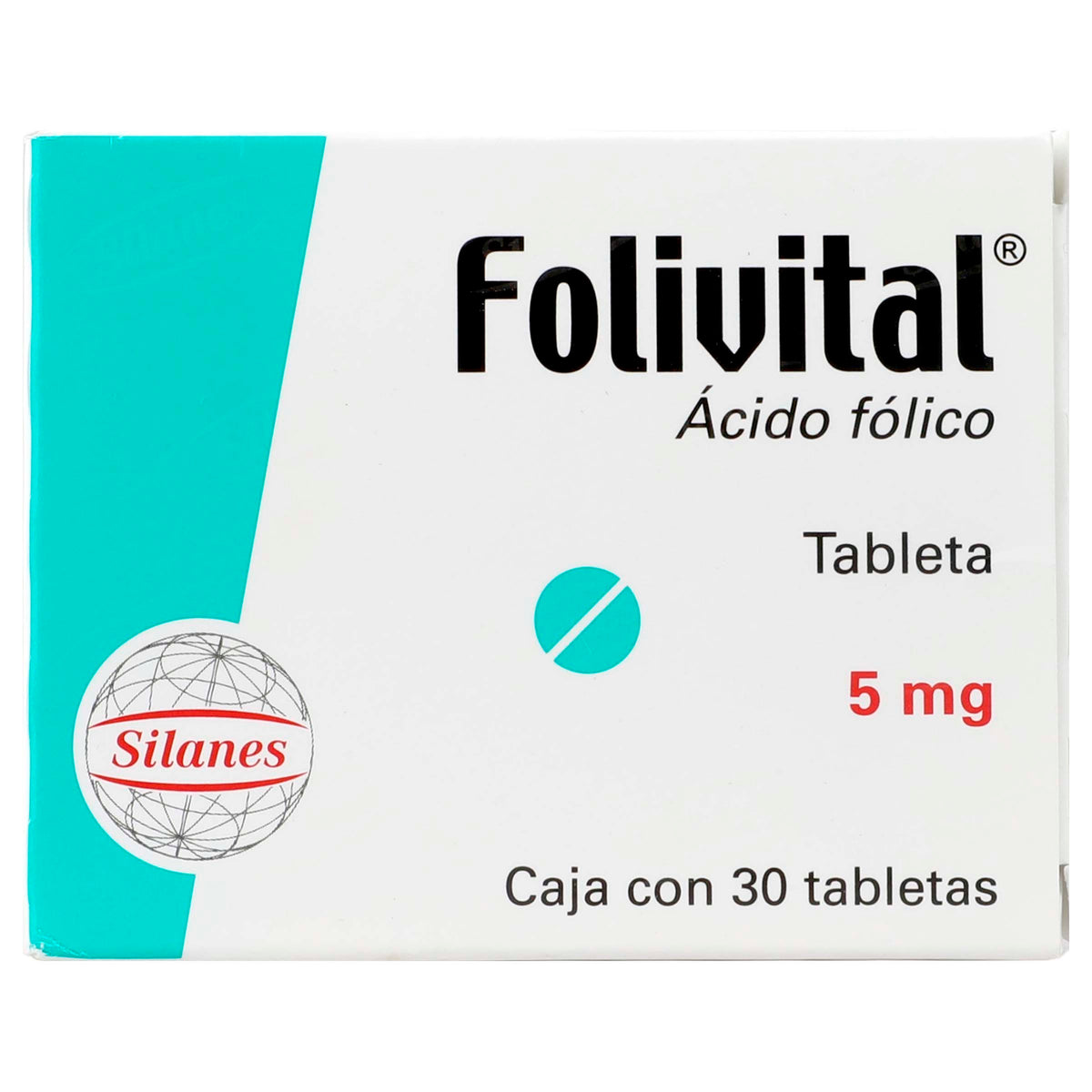 Folivital 5 Mg Con 30 Tabletas – Farmacia Herrera