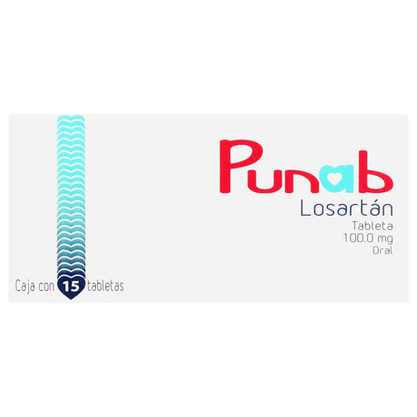 7502240450711-Losartan Punab 100 Mg Con 15 Tabletas-1