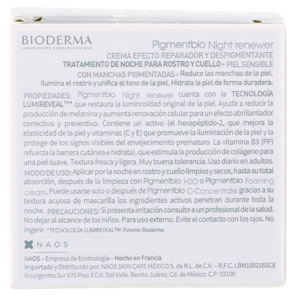 3701129800089-Pigmentbio Nigth Renewer 50 Ml Bioderma-3