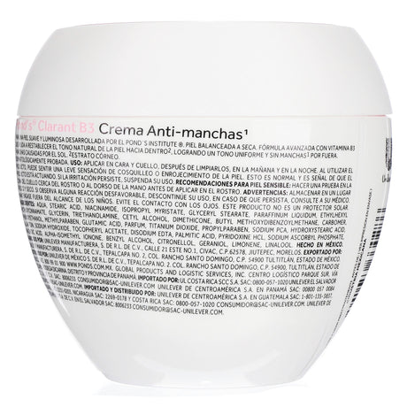 7501056330286-Ponds Crema Clarant B3 400 Gr (Rojo)-7