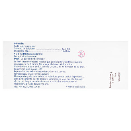 7501165005815-Stilnox -Cr 12.5 Mg Con 28-7