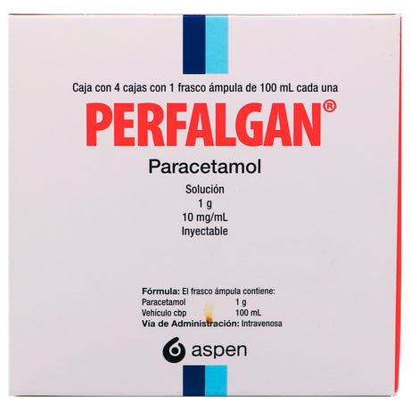 7501041990051-Perfalgan Inyectable 1 Gr 10 Mg / Ml Con 4-7