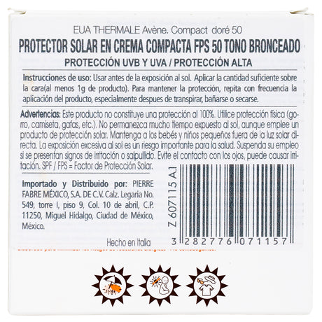 3282776071157-Compacto Fps50 Dorado 10 Gr Avene-7