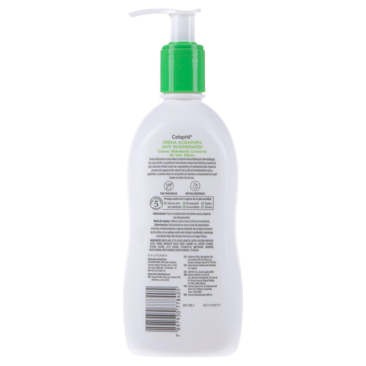 7897930778405-Cetaphil Crema Alisadora Antirugosidad Urea 20% 296 Ml Galderma Der-7