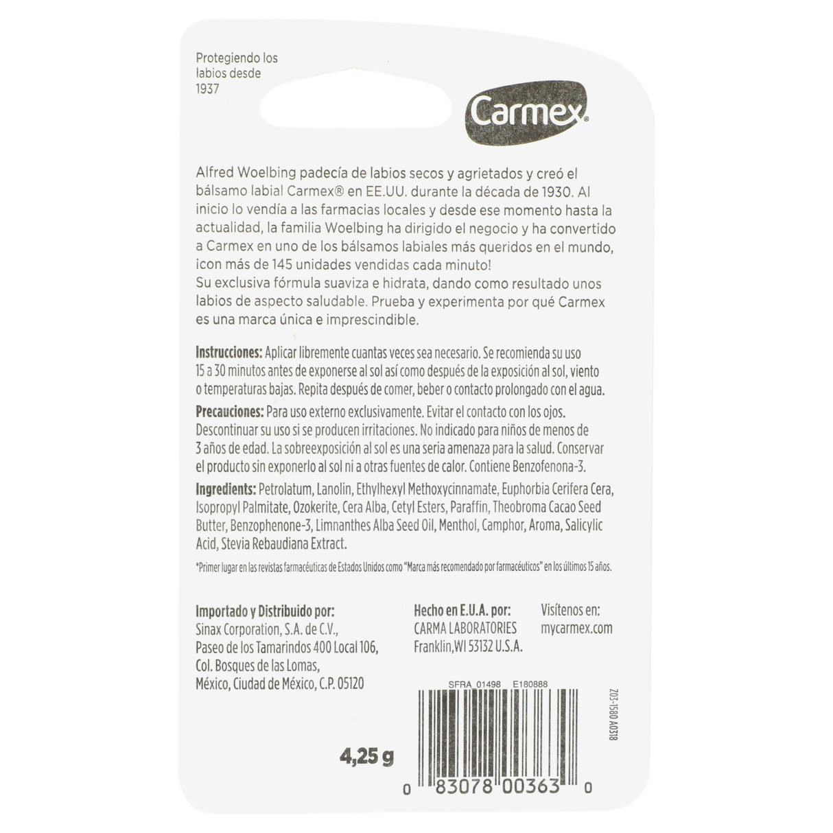 83078003630-Pom Lab Carmex Class Fps15 4.25 G-7