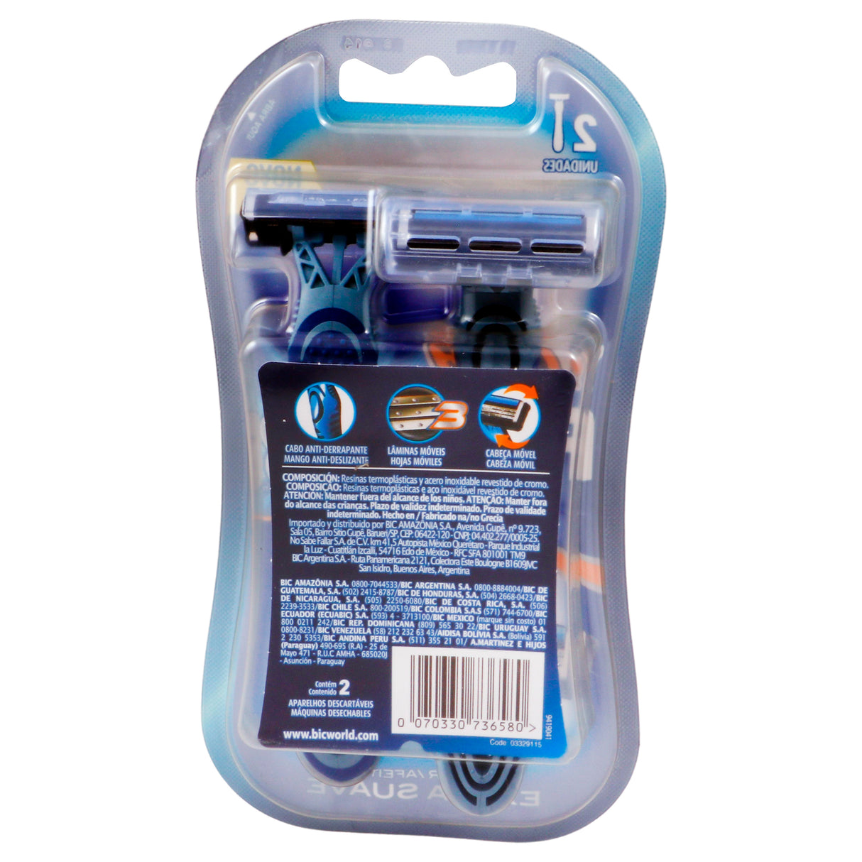 70330736580-Maq Bic Flex 3 Extra Suave 2 Pzs-7