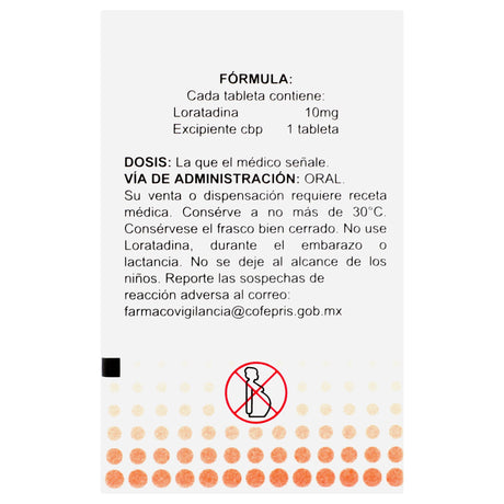 7502216790339-Loratadina Hl-Ysta 10 Mg Con 10 Tabletas-7