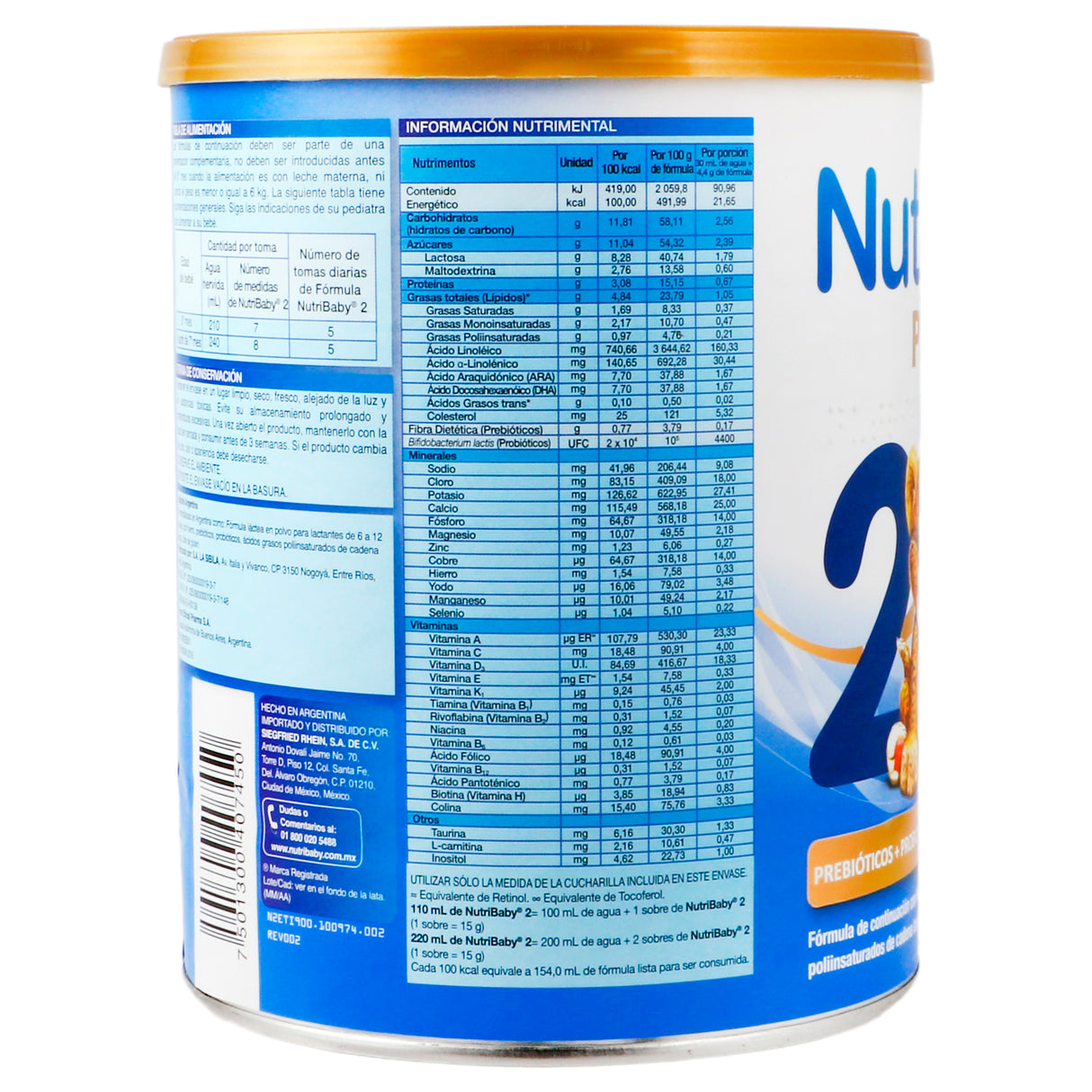 7501300407450-Nutribaby Premium 2 6A12 M 900 G N-8