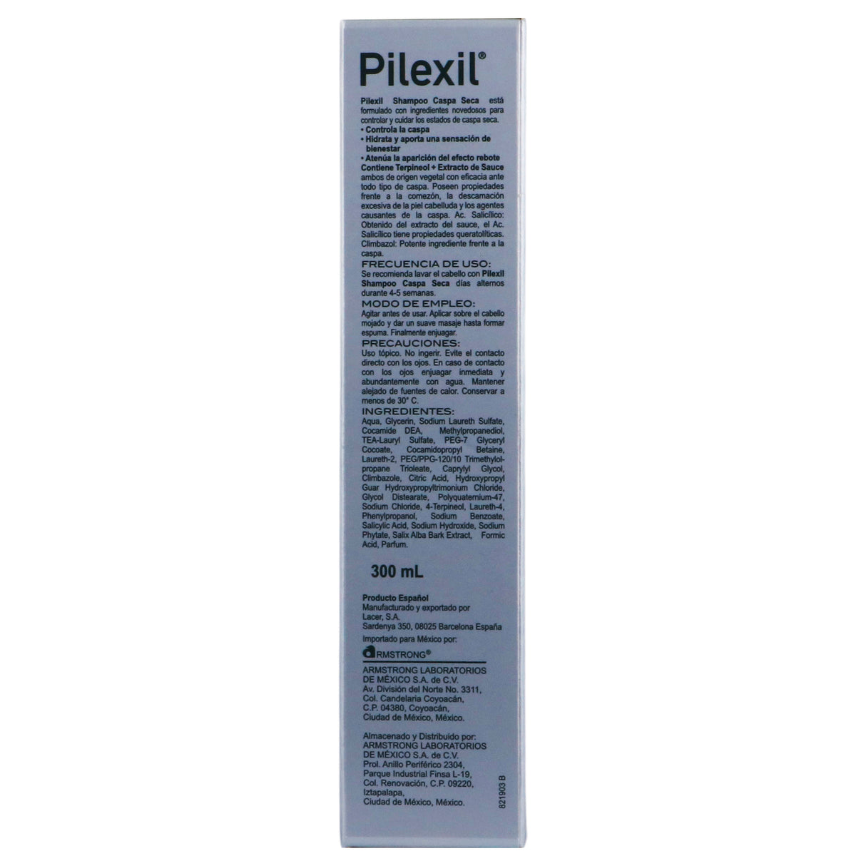 8430340038432-Pilexil Sh Anticaspa Caspa Seca 300 Ml-8