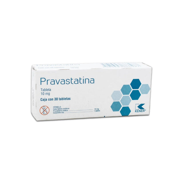 Pravastatina Glicosar 10 Mg Con 30 Tabletas 7501493866577