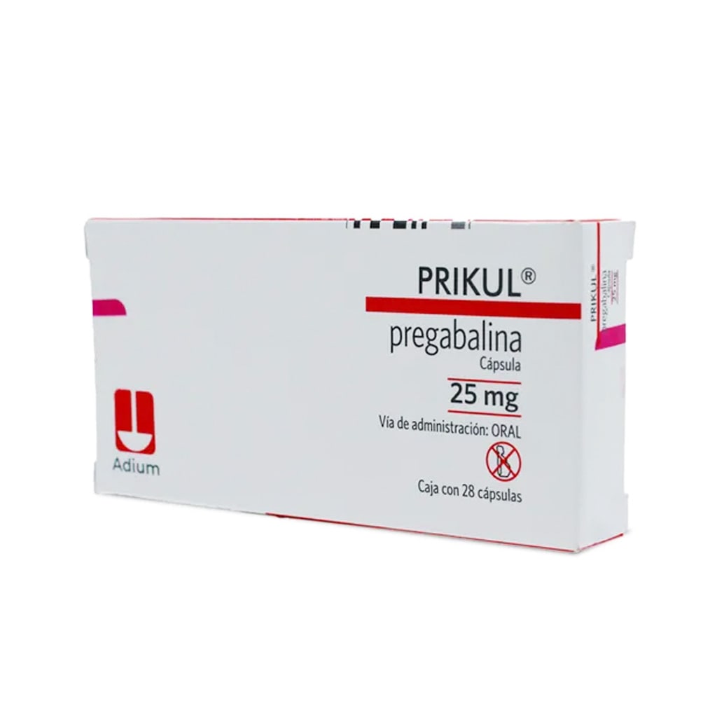 Prikul 25 Mg 28 Capsulas 7841141005515