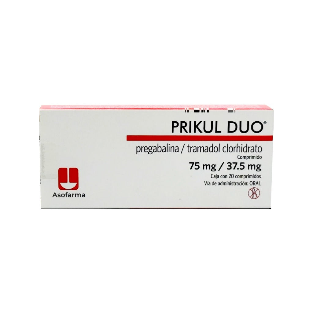 Prikul Duo 75/37.5Mg 20 Comprimidos 7730766002330