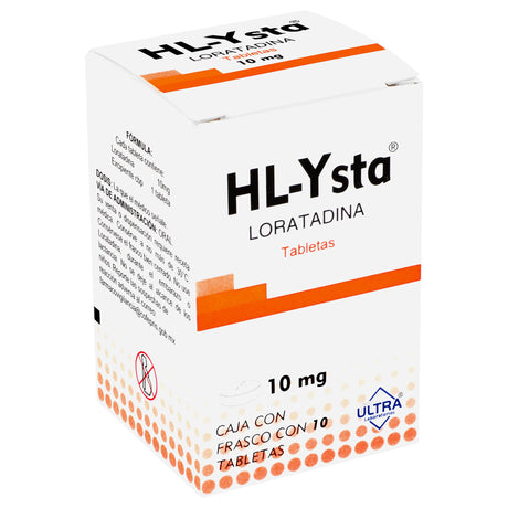 7502216790339-Loratadina Hl-Ysta 10 Mg Con 10 Tabletas-2