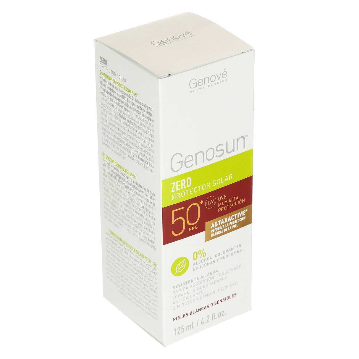 8423372000096-Genosun Zero Protector Solar 50+ Spray 125 Ml Genove-2