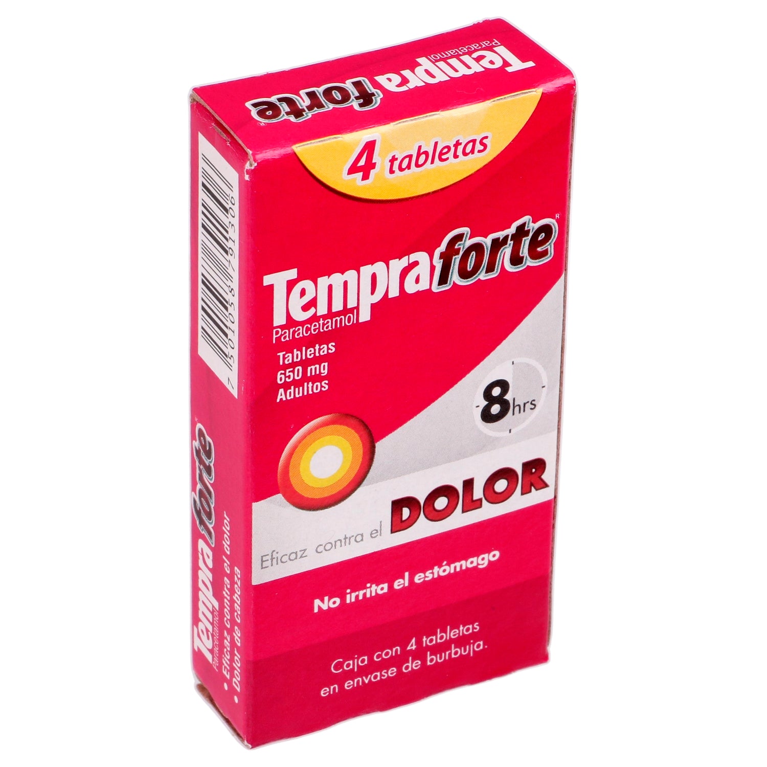 Tempra Forte 650 Mg Con 4 Tabletas – Farmacia Herrera
