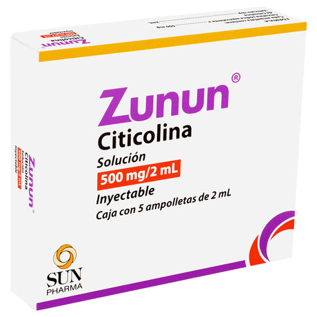 7503006916960-Zunun 500 Mg Solución Inyectable 5X2 Ml N-2